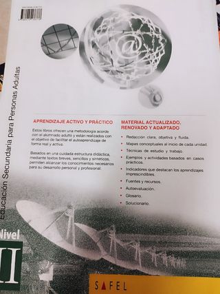 pack de libros educ. sec. para adultos Nivel 2