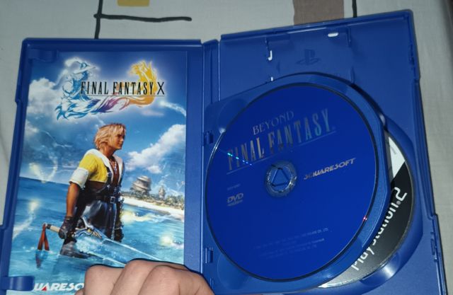 Final Fantasy X Ps2 Disco bonus etiqueta negra