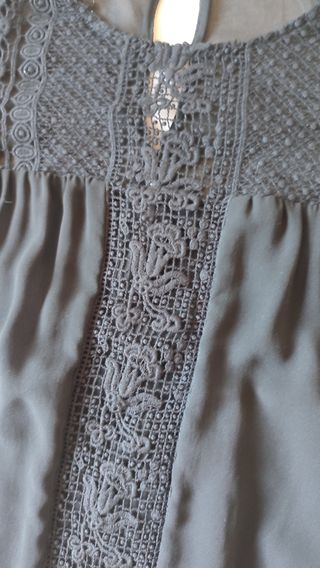 Blusa Zara encaje