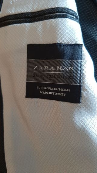 Traje hombre Zara