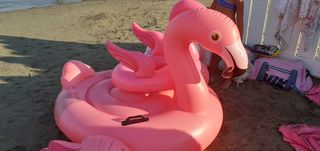 fenicottero grande gonfiabile regalo occhialini