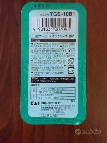 Set (8 rasoi) usa e getta giapponesi KAI S-GOLD