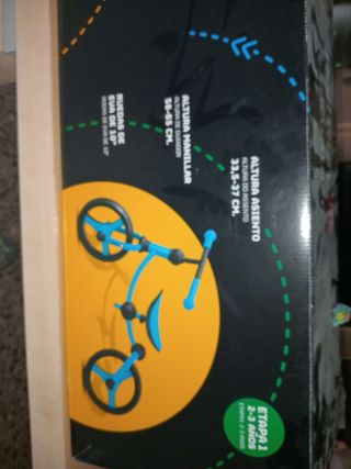 Bicicleta de iniciación sin pedales