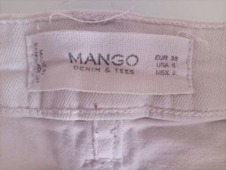 pantalones cortos blancos mango