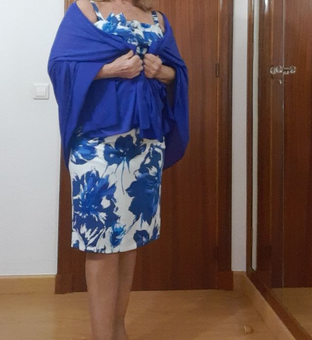 vestido de eventos, gran calidad T 42-44.