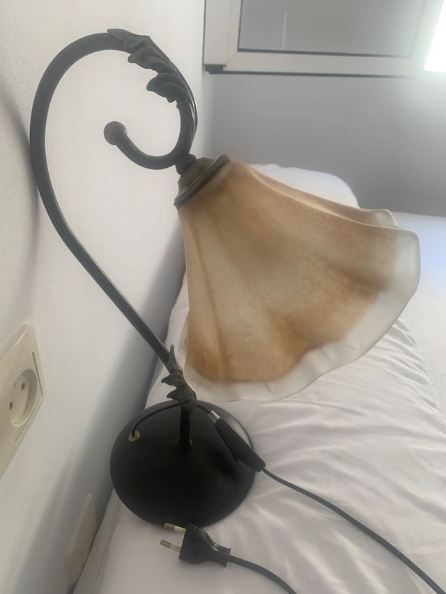 Lámparas forja y cristal