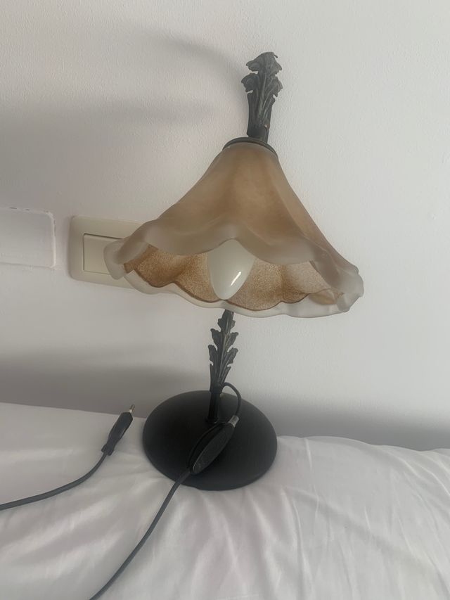 Lámparas forja y cristal