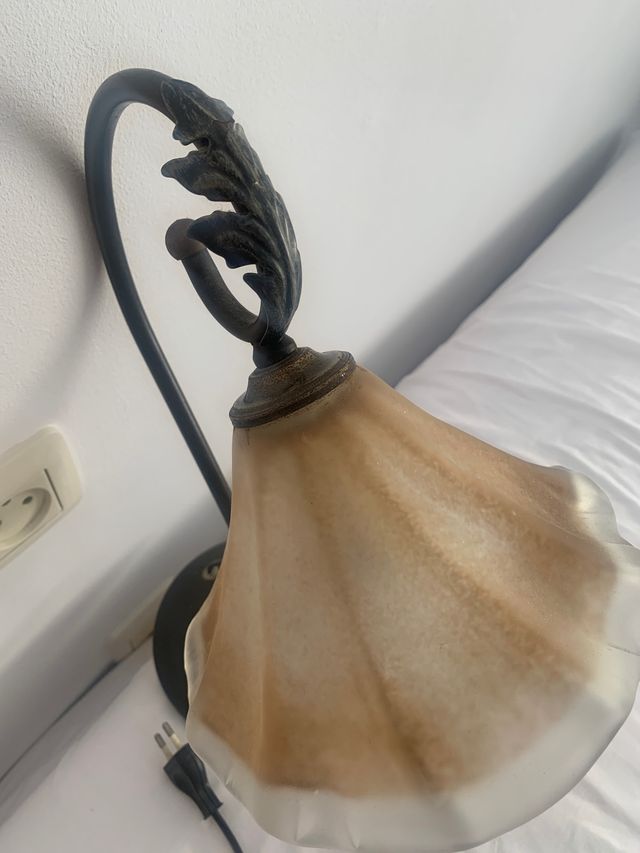 Lámparas forja y cristal