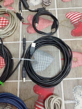 Cable para conexionar impresora y otro elemento