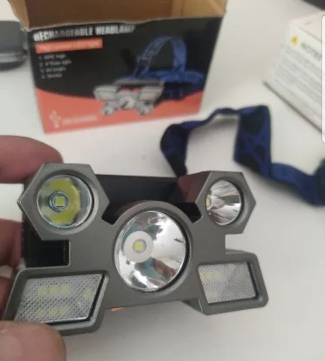 Linterna cabeza pesca