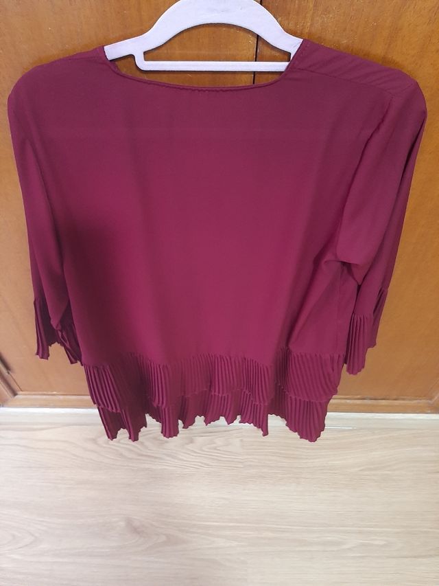 vestido corto o bluson.