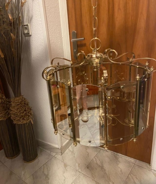 lámpara de techo colgate  10€