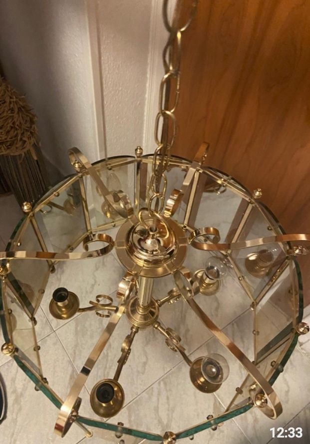 lámpara de techo colgate  10€