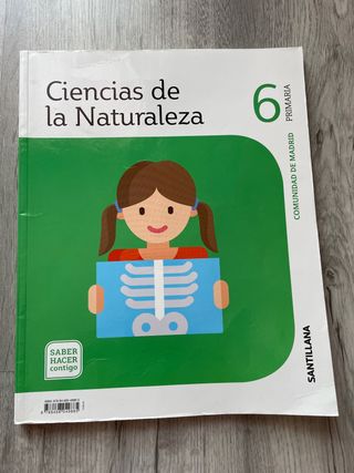Libro de Ciencias de la Naturaleza de 6° primaria 