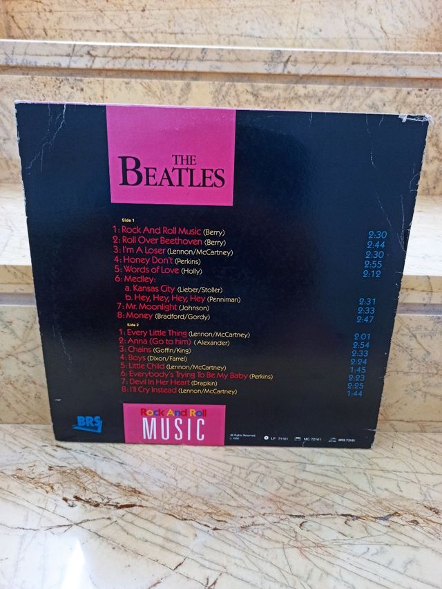 LP 1990 RAREZA!! he Beatles Rock And Roll Music