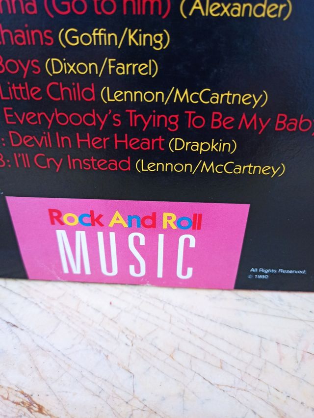 LP 1990 RAREZA!! he Beatles Rock And Roll Music