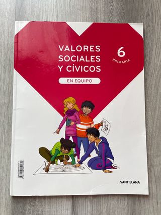 Libro Valores Sociales y Cívicos de 6° de primaria