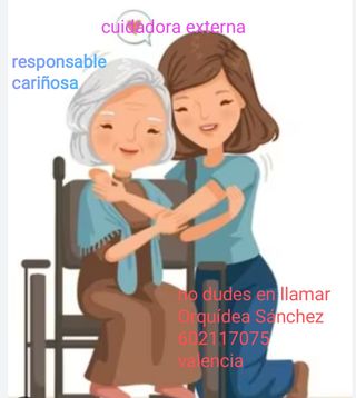 cuidadora de adultos , por horas o días