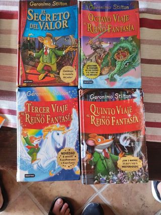 pack de 4 libros Gerónimo Stilton