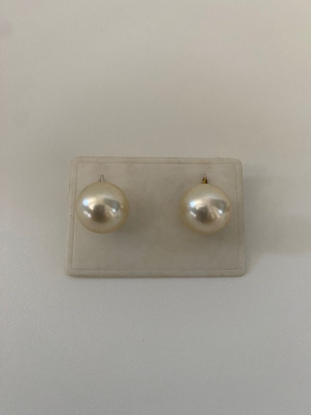 Pendientes imitación perla