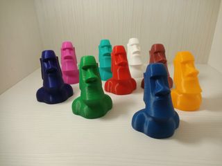 Mini Moais 3D