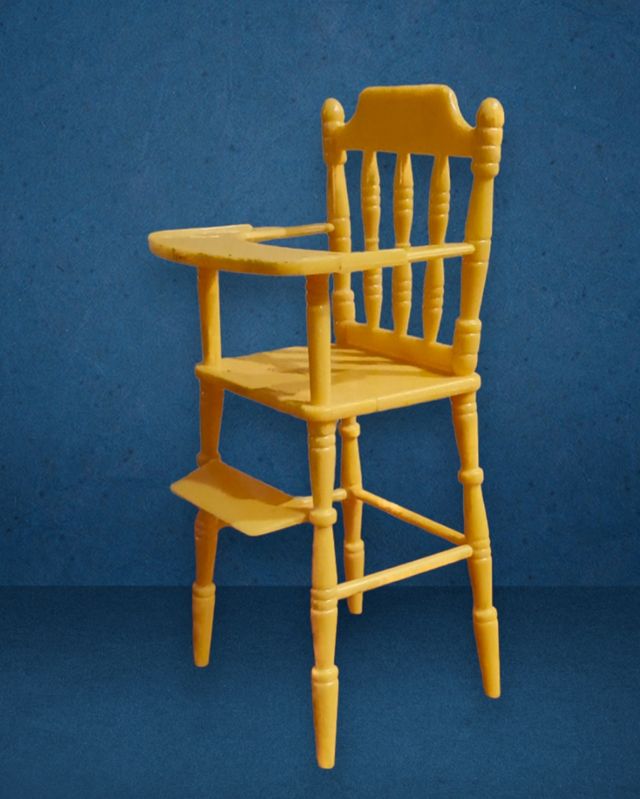 Trona de barriguitas años '80.