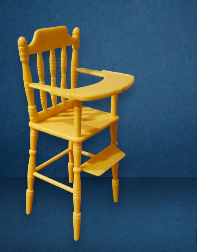 Trona de barriguitas años '80.