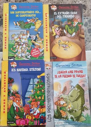 Coleccion Gerónimo Stilton 4 títulos