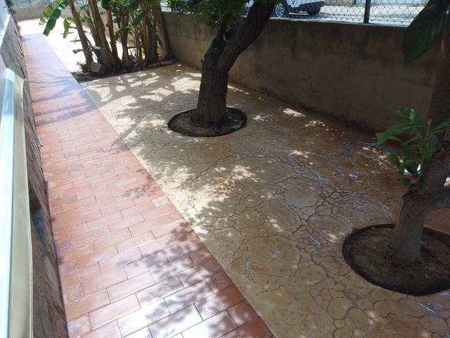 Hormigon impreso y pulido decorativo  Reformas