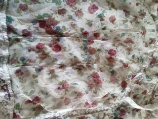 Blusa transparente flores