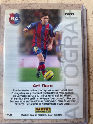 CARTA DECO FIRMADA 