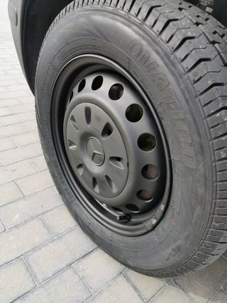 llantas vito w639 acero negras son llanta 16”