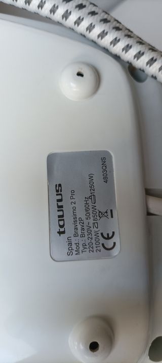 Centro de planchado Taurus.  Bravissimo 2 pro.