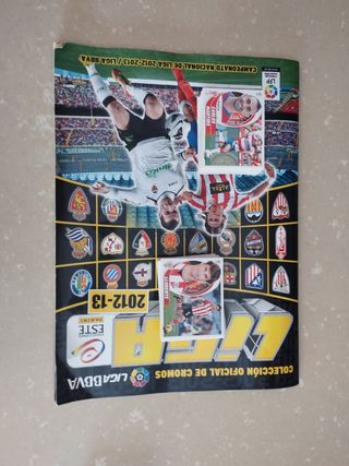 Álbum liga 2012-13 incompleto