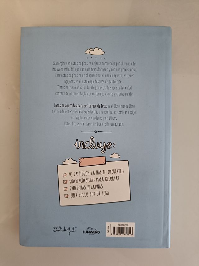 Libro de "Mr Wonderful"