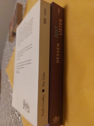 Sarah Densen y Paulo Coelho en Alemán