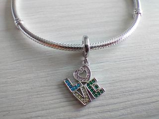 Charm LOVE plata de ley