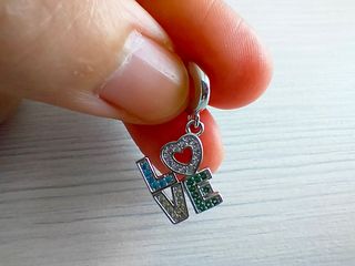 Charm LOVE plata de ley