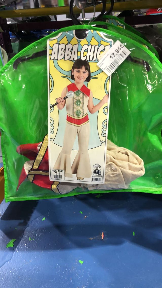 Disfraz ABBA 2-3 años