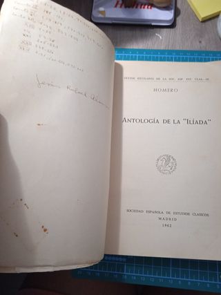 Antología de la Iliada. Homero
