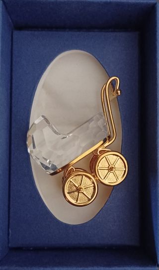 Figura del passeggino per bambini Swarovski