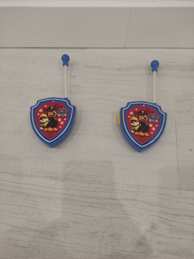 walkie-talkies patrulla canina