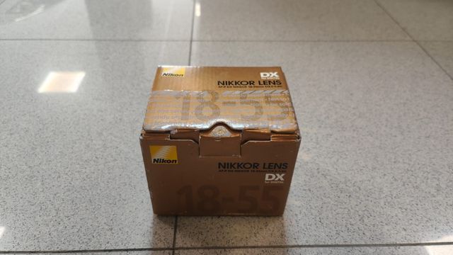 objetivo cámara nikon 18-55