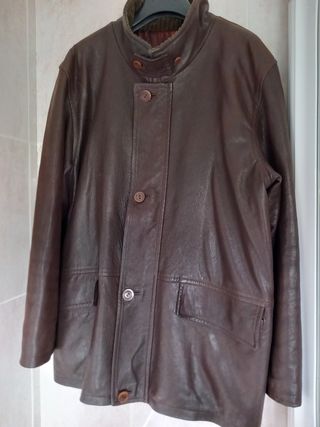 Chaqueta Piel Acolchada "CARLOS CURIEL" Talla 50 B