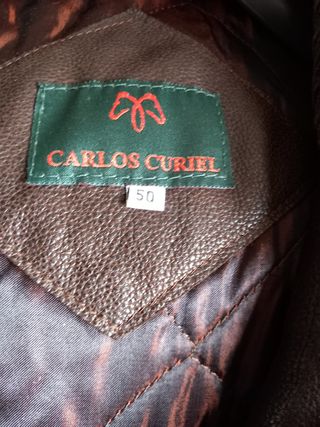 Chaqueta Piel Acolchada "CARLOS CURIEL" Talla 50 B