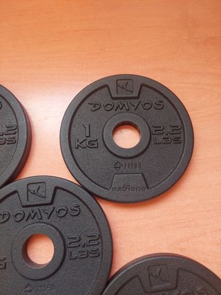 Discos pesas musculación
