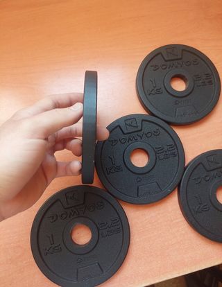 Discos pesas musculación