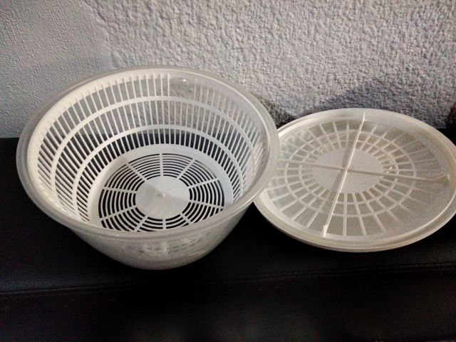 Escurridor centrifugador de lechuga