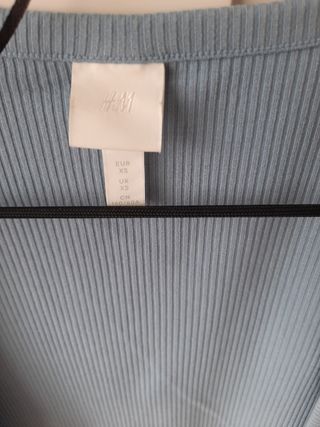 Chaqueta fina canalé H&M TXS