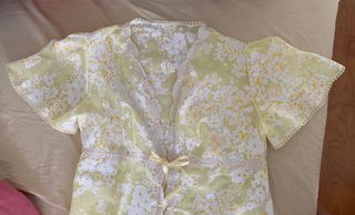 Conjunto camisón y bata vintage 60s 70s